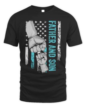 Father And Son American Flag Matching Fathers Day Father Son