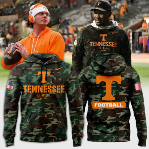 Limited Tennessee Football Nike Camo 2024 Salute to Service Club Fleece Pullover Hoodie