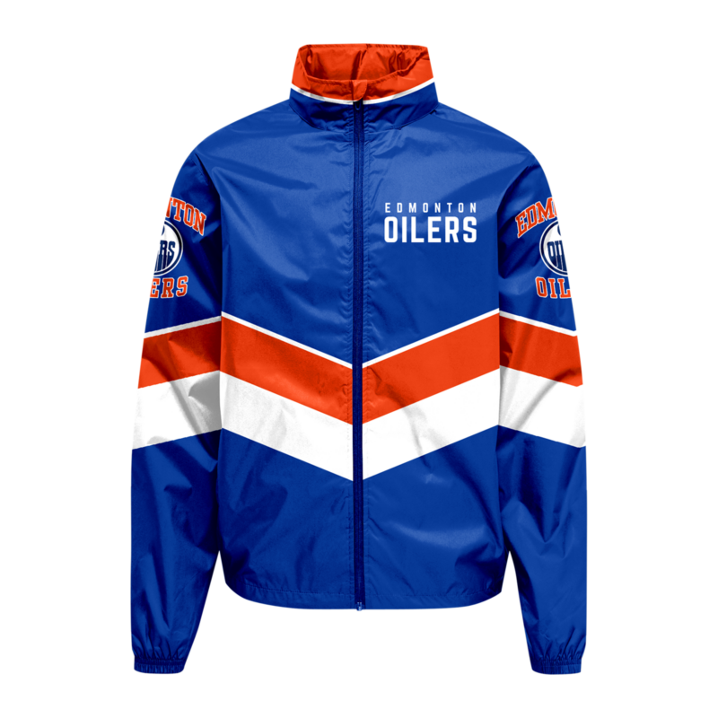 Men's Pro 2024 Edmonton Oilers Limited Exclusive Stand Collar Starter Jacket - Image 2