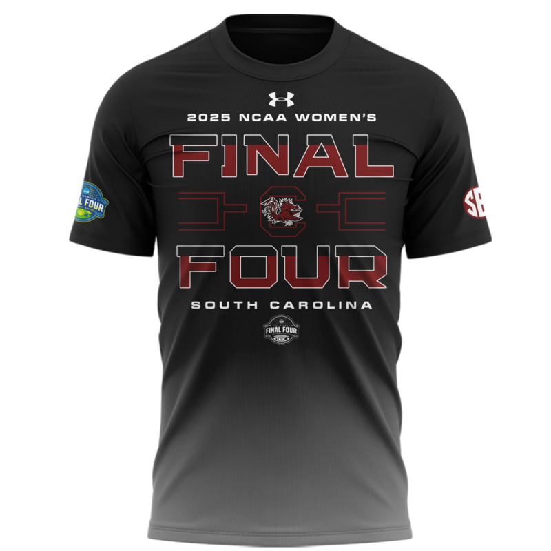 South Carolina Gamecocks 2025 NCAA Women's Basketball Tournament March Madness Final Four T SHIRT - Image 2