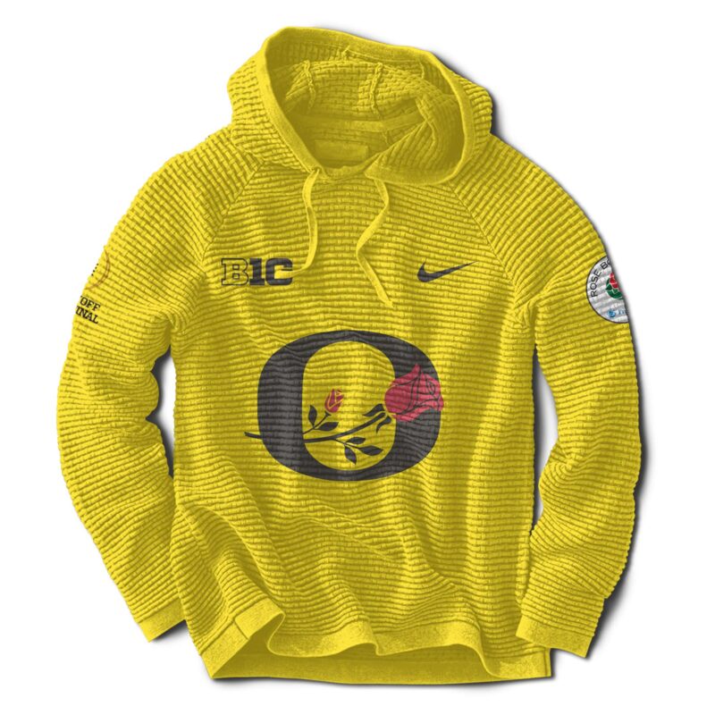 Oregon Ducks Rose Bowl Game 2024 Hooded V1 - Image 2