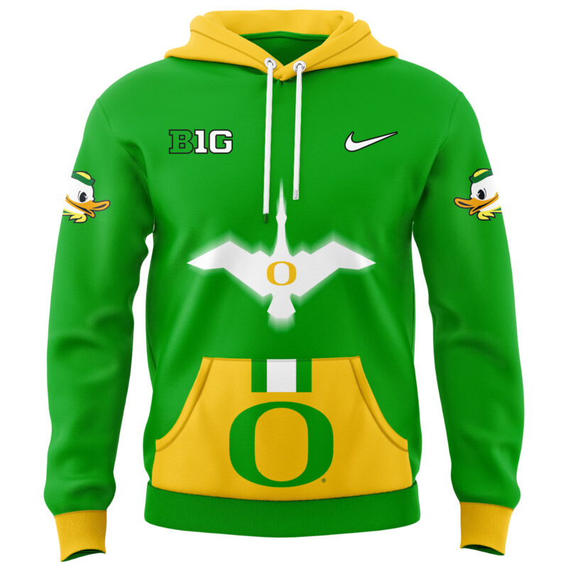 Oregon Ducks "Gang Green" Hoodie 2024 - Image 2