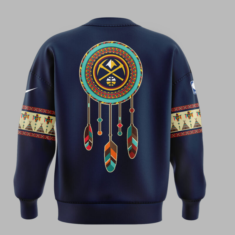 Limited Edition Native American Heritage Night Denver Nuggets Sweatshirt - Image 3