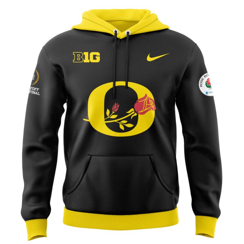 Oregon Ducks Rose Bowl Game 2024 Hoodie V3 - Image 2