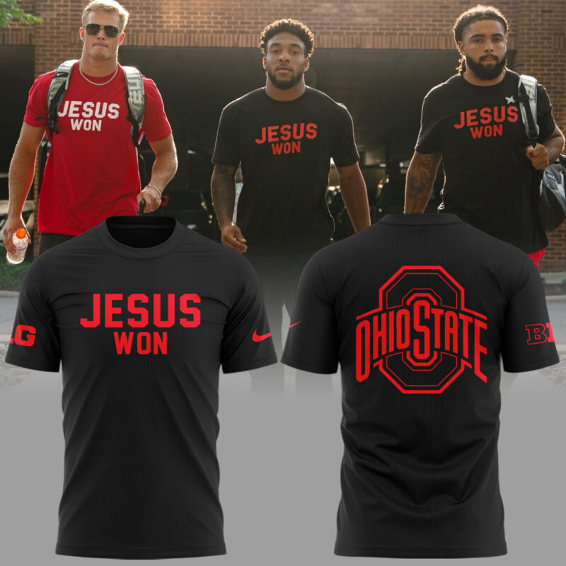 Limited Edition JESUS WON Black TShirt 2024