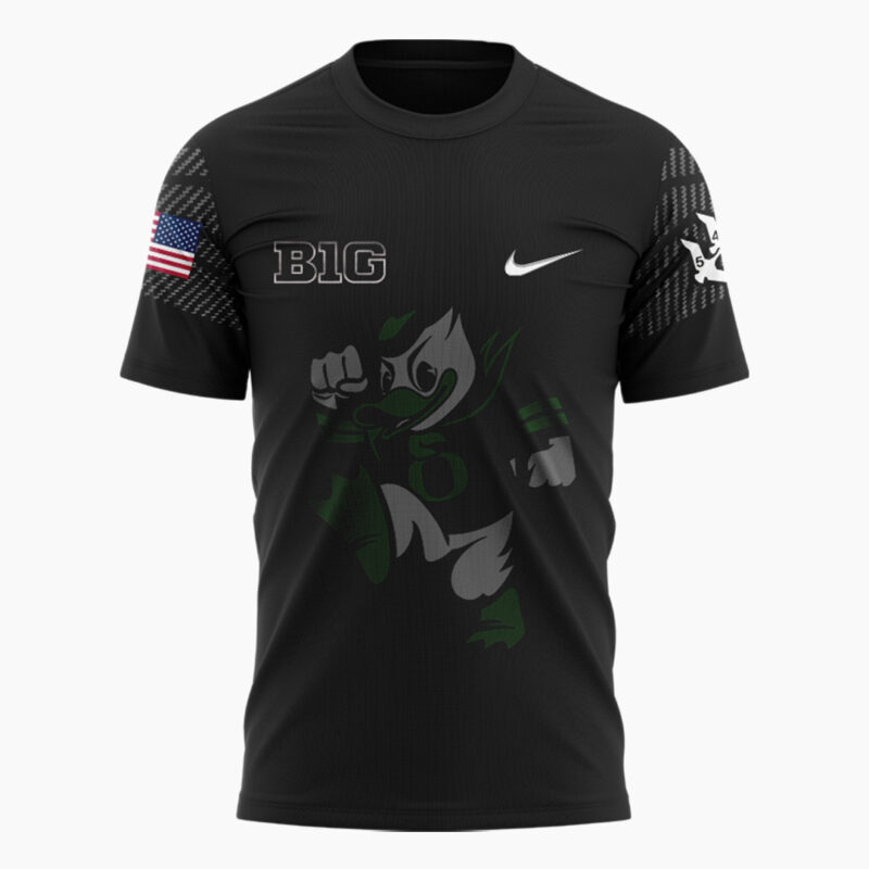 Men’s Oregon Ducks Football "Disrupt the Darkness" Game Shirt - Image 2