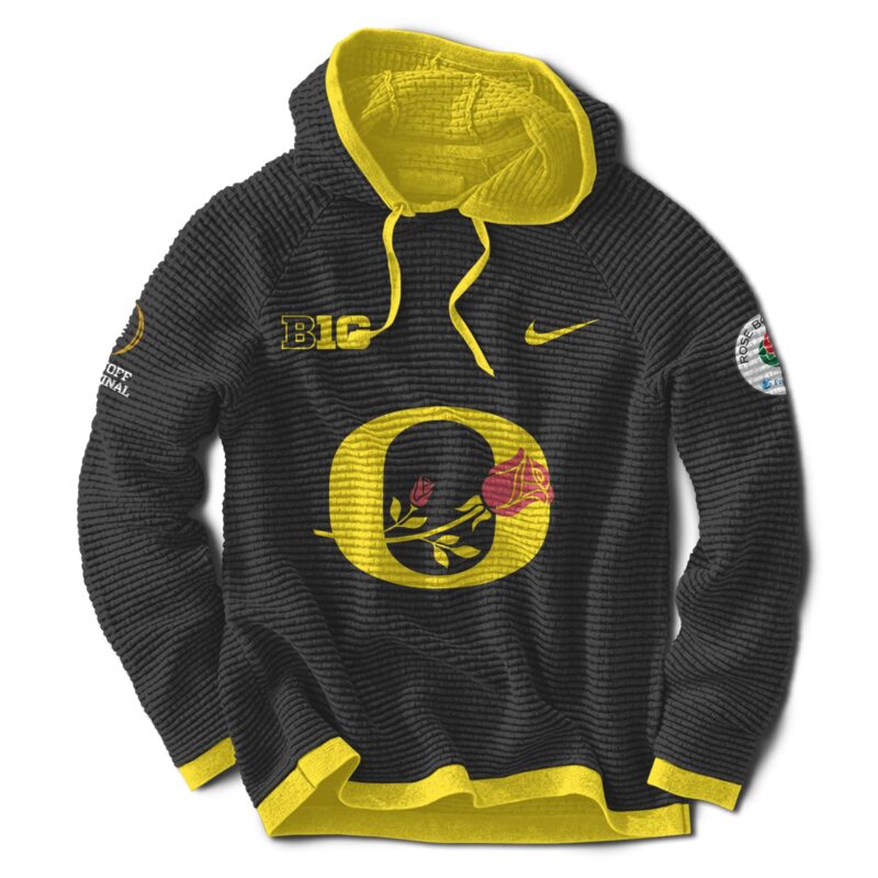 Oregon Ducks Rose Bowl Game 2024 Hooded V3 - Image 2