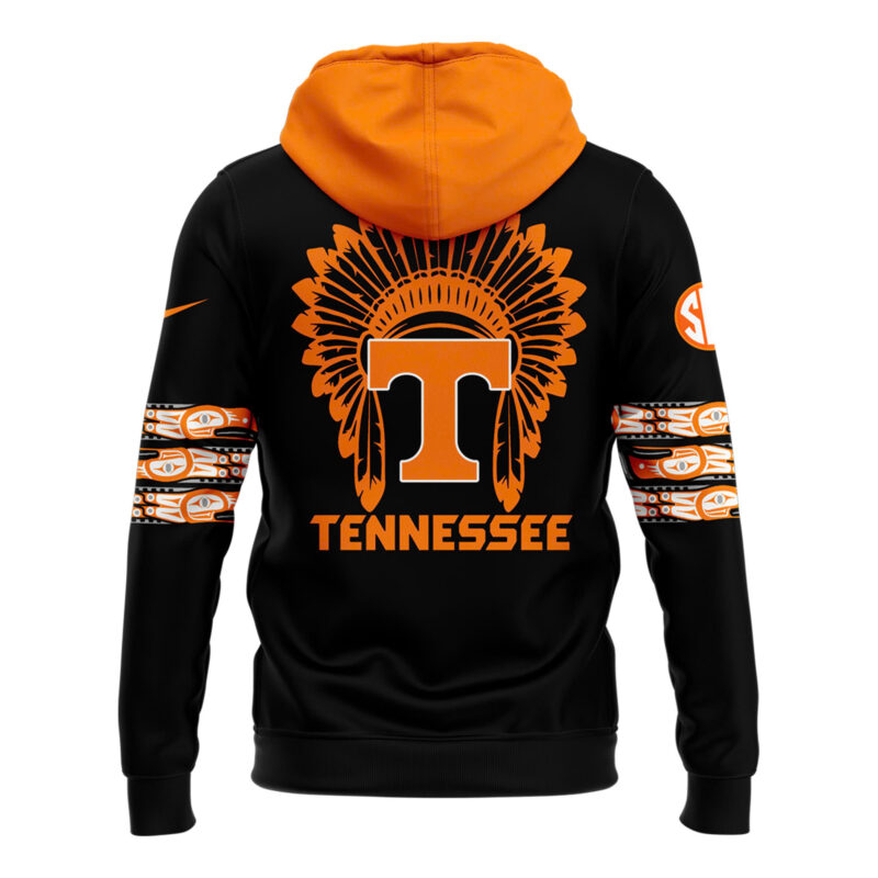 Tennessee Football NCAA 2024 Native American Heritage Month Premium Limited Pullover Hoodie - Image 3