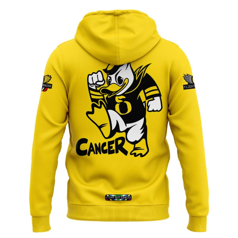 Oregon Ducks “Stomp Out Cancer” Heroes Zip Hoodie - Image 3