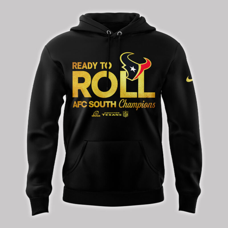 Special Edition 2024 AFC South Division Champions Houston Texans Hoodie - Image 2