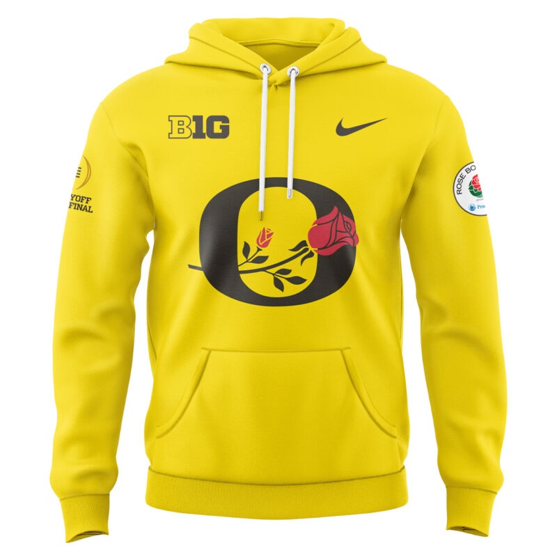 Oregon Ducks Rose Bowl Game 2024 Hoodie V1 - Image 2
