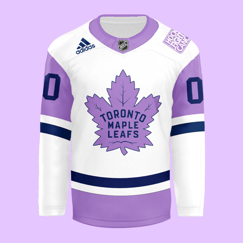 2024 Toronto Maple Leafs x Hockey Fights Cancer Night Jersey - Image 2