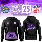 Toledo Walleye x Hockey Fight Cancer 2024 Hoodie