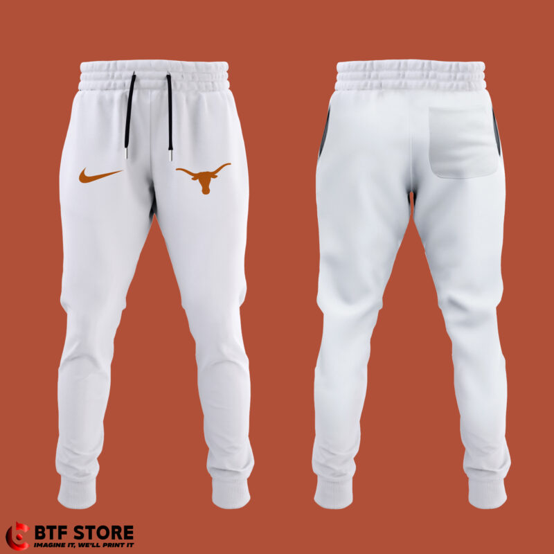 .Texas Longhorns Zip-Hoodie (White) - Image 5