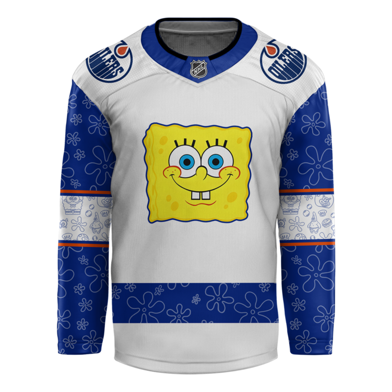 2024 Edmonton Oilers x Spongebob 25th Anniversary Jersey - Image 2