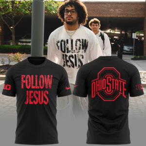 Limited Edition FOLLOW JESUS Black TShirt 2024