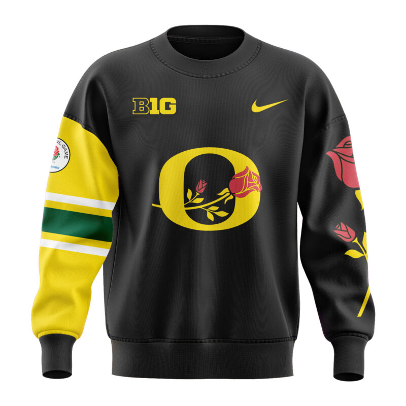 Oregon Ducks Rose Bowl Game 2024 Limited Sweatshirt - Image 2