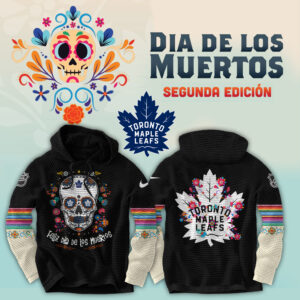 Unisex Nike Toronto Maple Leafs 2024 NHL Dia De Los Muertos Premium Limited Waffle Hoodie
