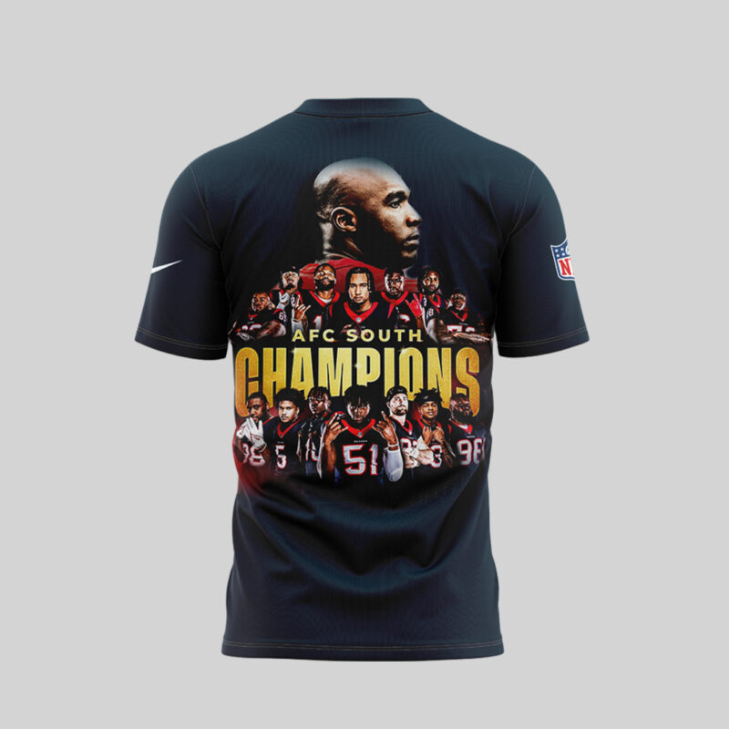 Limited Edition It’s A Lock AFC South Division Champions Tshirt - Image 3