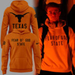 Limited Edition Texas Longhorns Fear Of God State Orange Hoodie