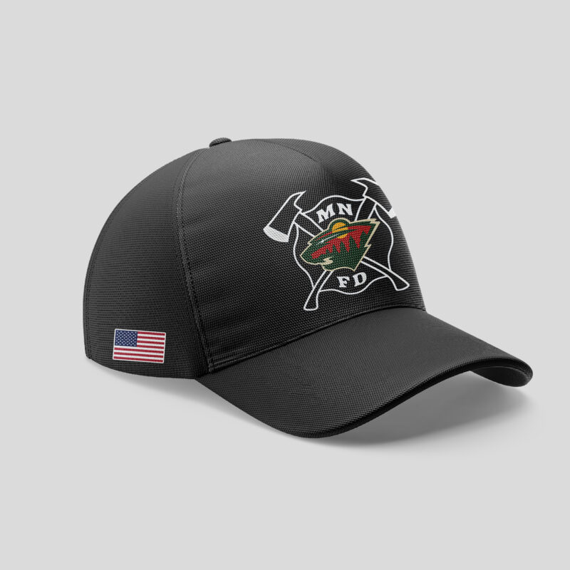 Minnesota Wild x 2024 Firefighter Appreciation Night Premium Limited Pullover Wind Jacket - Image 4