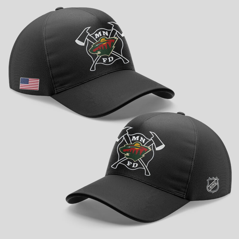 Minnesota Wild x 2024 Firefighter Appreciation Night Premium Limited Pullover Zip Hoodie - Image 3