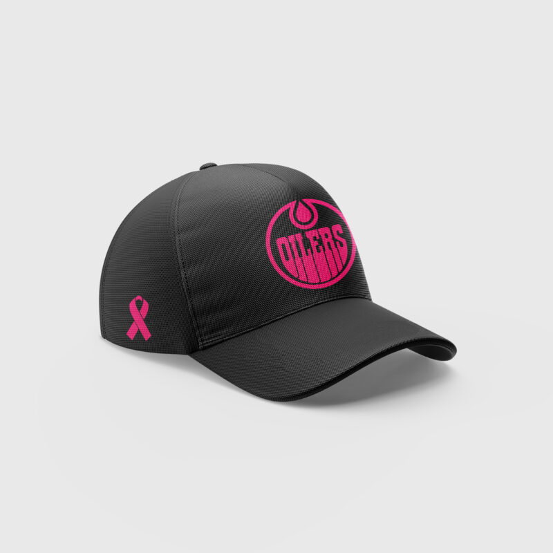 Unisex Nike Pro Edmonton Oilers 2024 NHL Breast Cancer Awareness Month Sweatshirt - Image 5