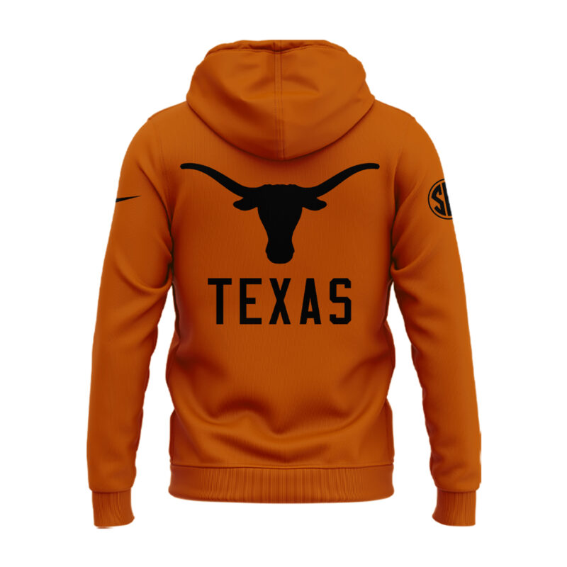Limited Edition Texas Longhorns Fear Of God State Orange Hoodie - Image 3