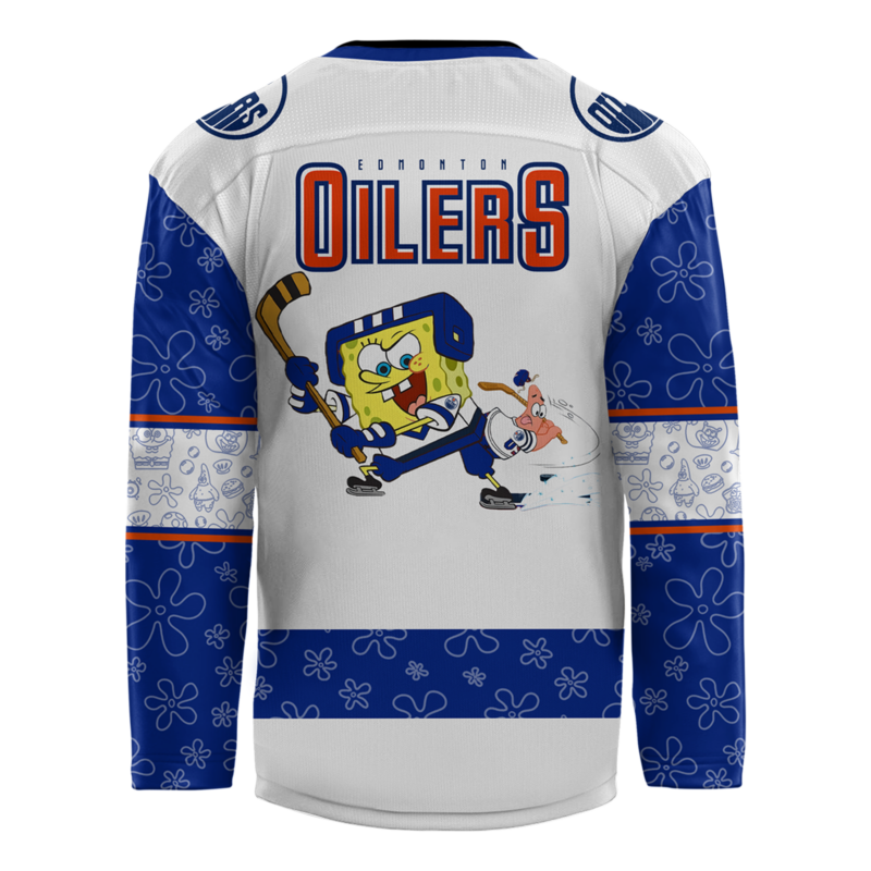 2024 Edmonton Oilers x Spongebob 25th Anniversary Jersey - Image 3