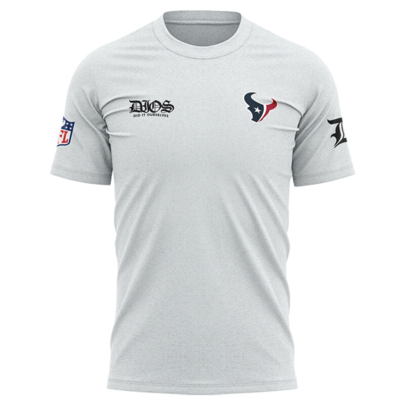 Limited Edition Houston Texans x Dios Tshirt 2024 - Image 2