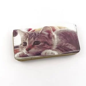 3D Funny Cat Print Wallet
