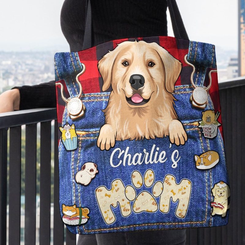 Dog Mom - Personalized Tote Bag