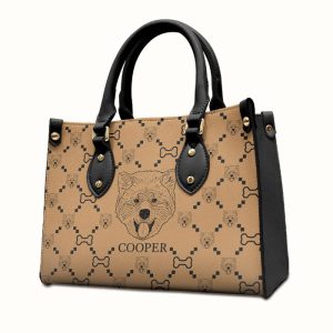 Take Your Dog Everywhere You Go - Personalized Leather Handbag - Gift For Pet Lovers