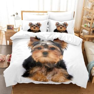 3D Cute Dog Bedding Set