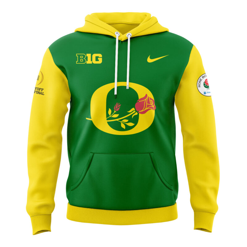 Oregon Ducks Rose Bowl Game 2024 Hoodie V2 - Image 2