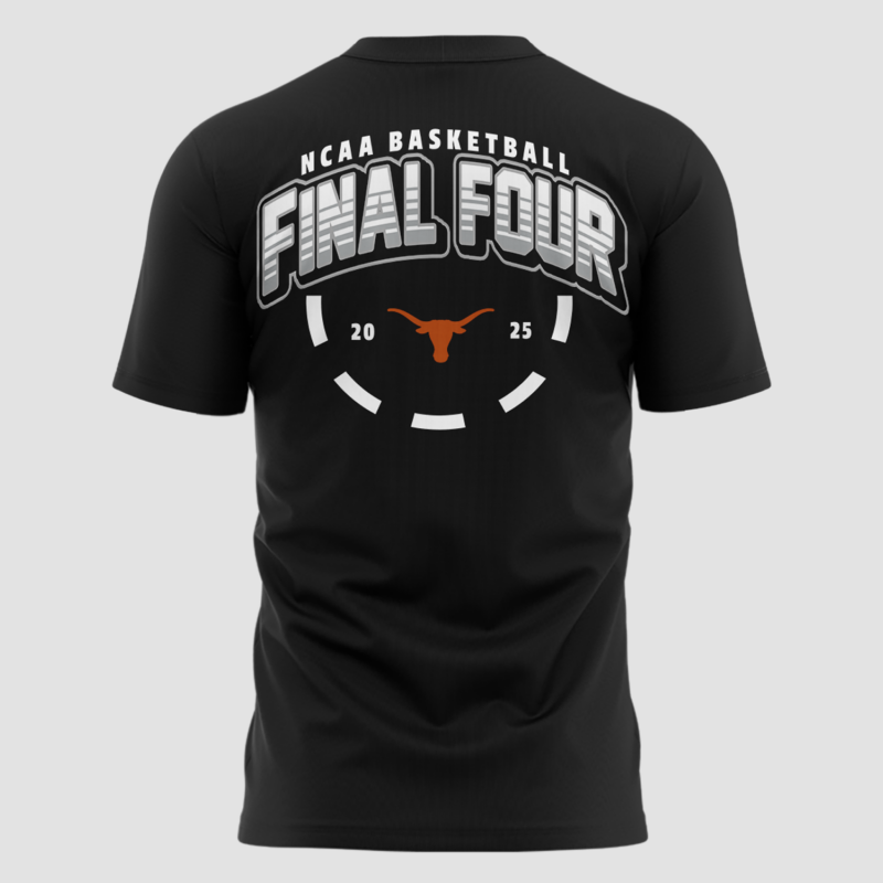 Limited Edition Texas Women's Basketball 2025 Final Four T SHIRT - Image 3