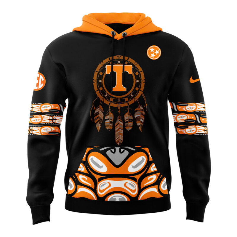 Tennessee Football NCAA 2024 Native American Heritage Month Premium Limited Pullover Hoodie - Image 2