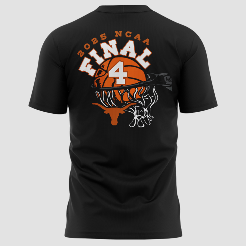 Limited Edition Texas Women's Basketball 2025 Final Four T SHIRT - Image 3