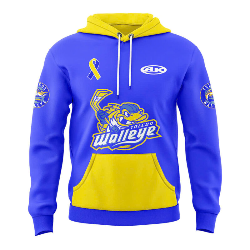 Toledo Walleye x Down Syndrome 2024 Pullover Hoodie v2 - Image 2