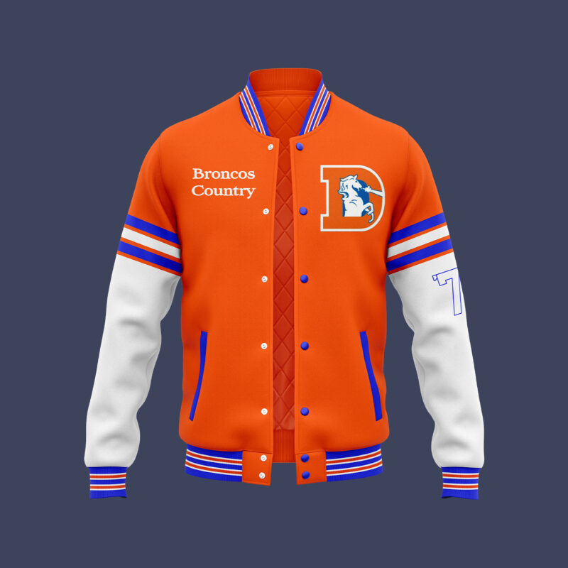 Men's Denver Broncos Throwback Jacket - Image 2