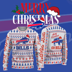 Buffalo Bills Merry Christmas 2024 Sweater