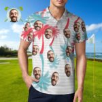 Custom Face Polo Shirt Personalized Photo Polo Shirt Best Dad Ever Gift for Dad