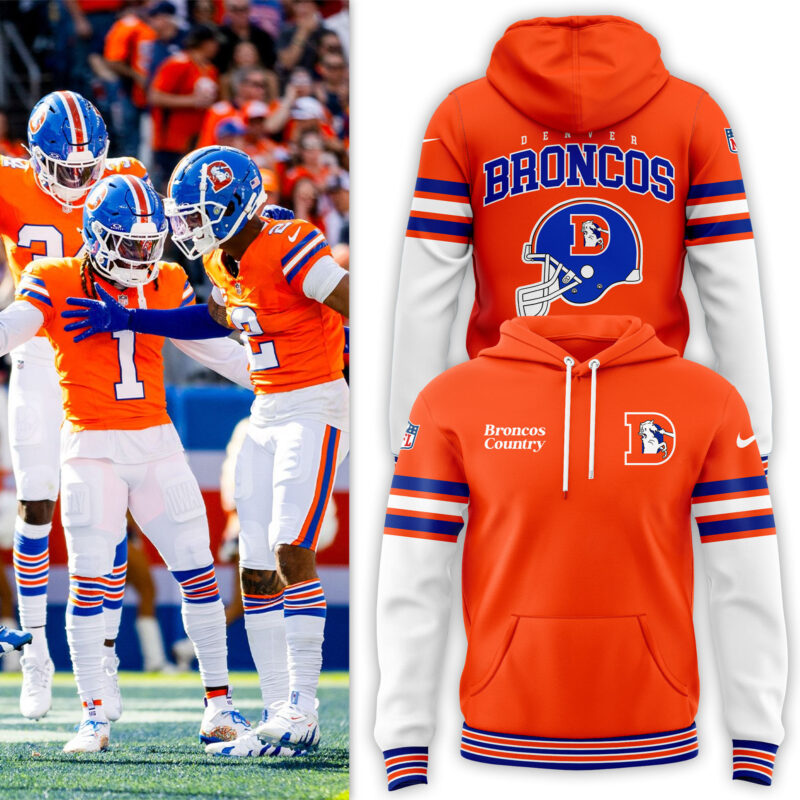 Denver Broncos #Throwbackto77 Hoodie