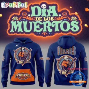 Edmonton Oilers Our Inaugural Dia De Los Muertos Day Of The Dead Hoodie