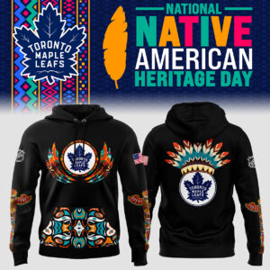 Toronto Maple Leafs x 2024 NHL Native American Heritage Month Premium Limited Hoodie