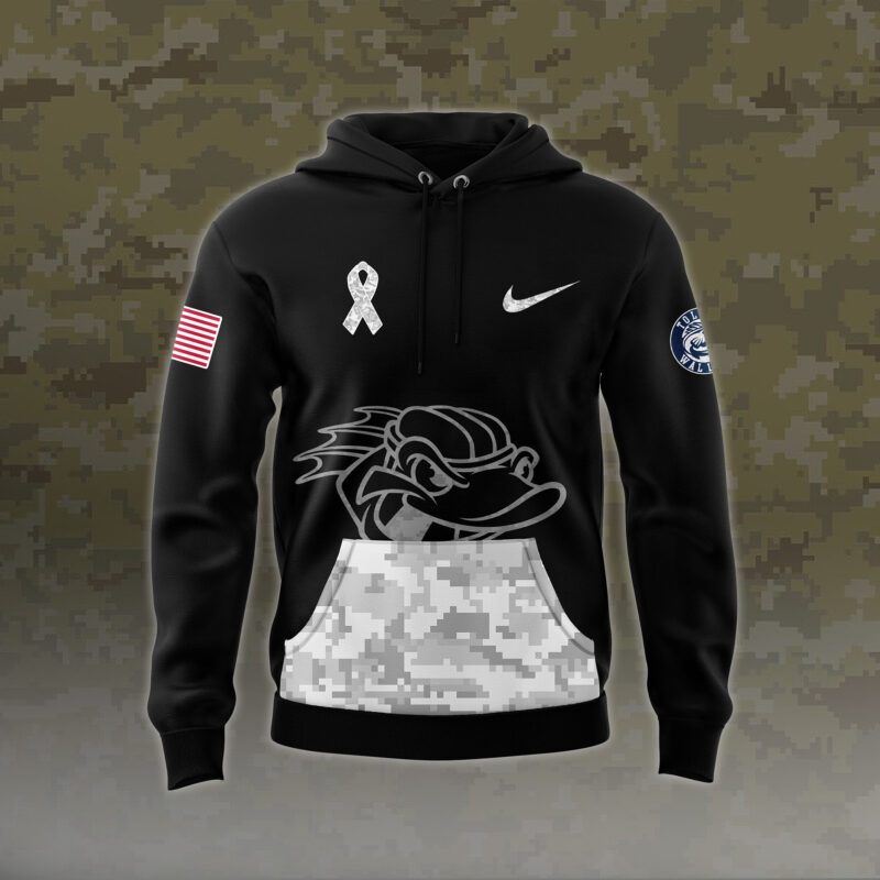 Toledo Walleye x Military Appreciation Night 2024 Pullover Hoodie - Image 2