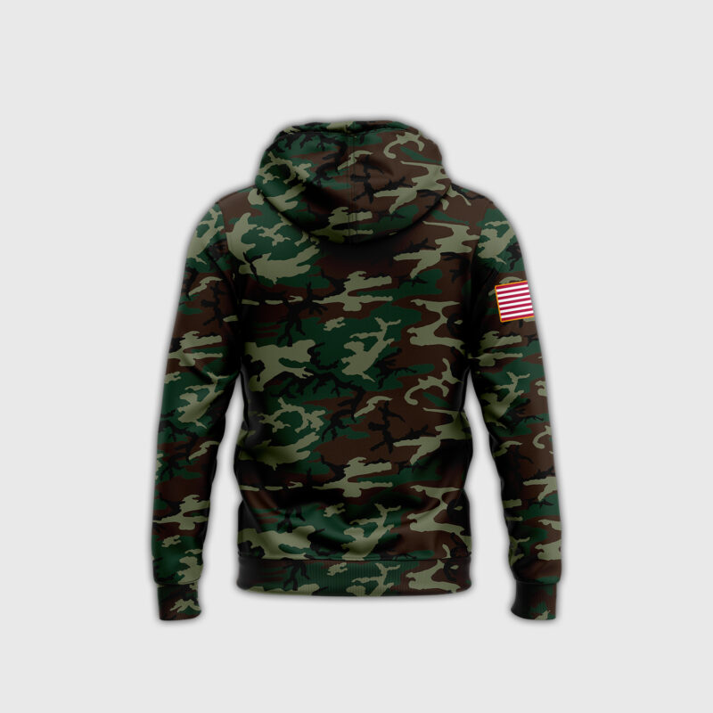 Limited Tennessee Football Nike Camo 2024 Salute to Service Club Fleece Pullover Hoodie - Image 3