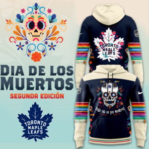 Men's Nike Toronto Maple Leafs 2024 NHL Dia De Los Muertos Premium Limited Pullover Hoodie