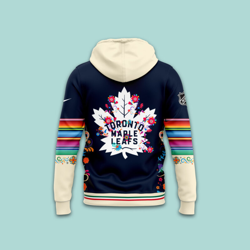 Men's Nike Toronto Maple Leafs 2024 NHL Dia De Los Muertos Premium Limited Pullover Hoodie - Image 3