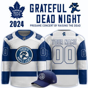 Toronto Maple Leafs x Grateful Dead Night 2024 Custom Jersey